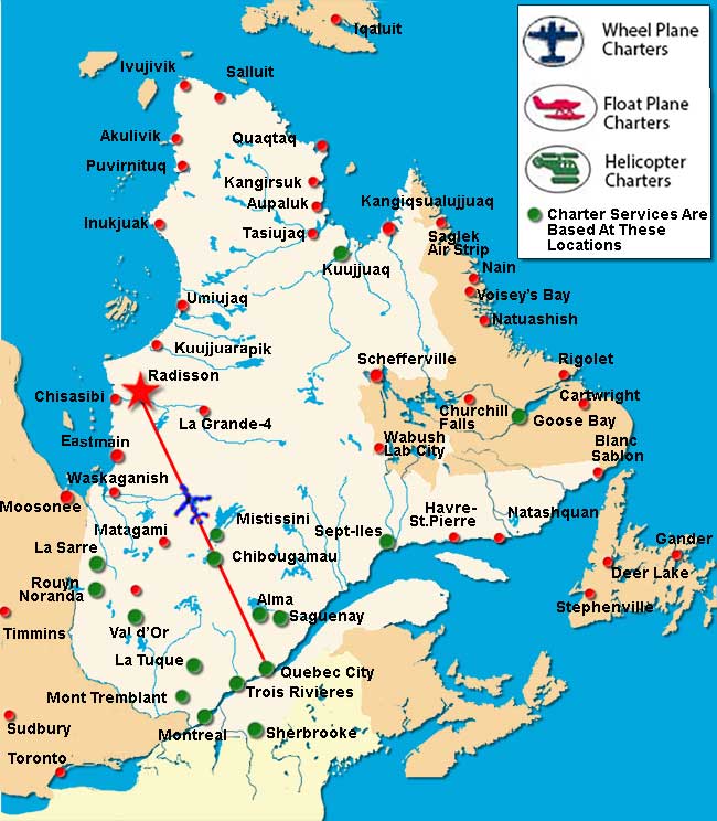 Quebec City Charter Flights